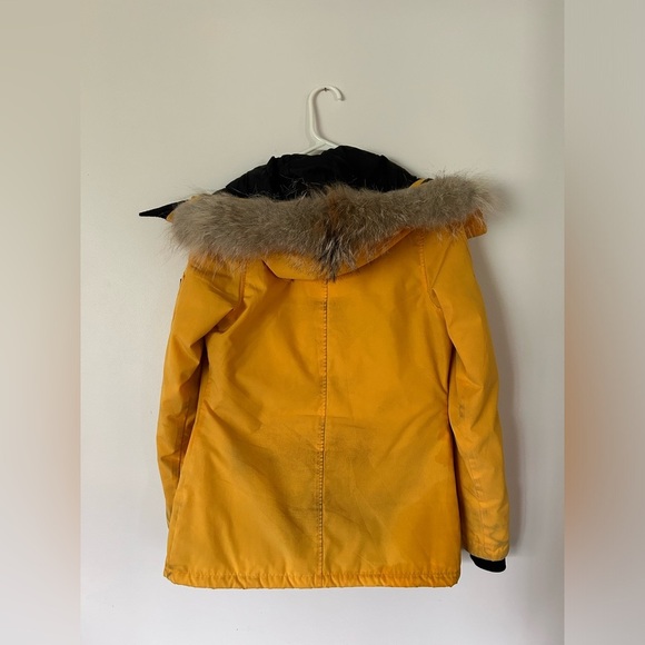 Canada Goose Montebello Parka Yellow Size XS - Picture 3 of 14